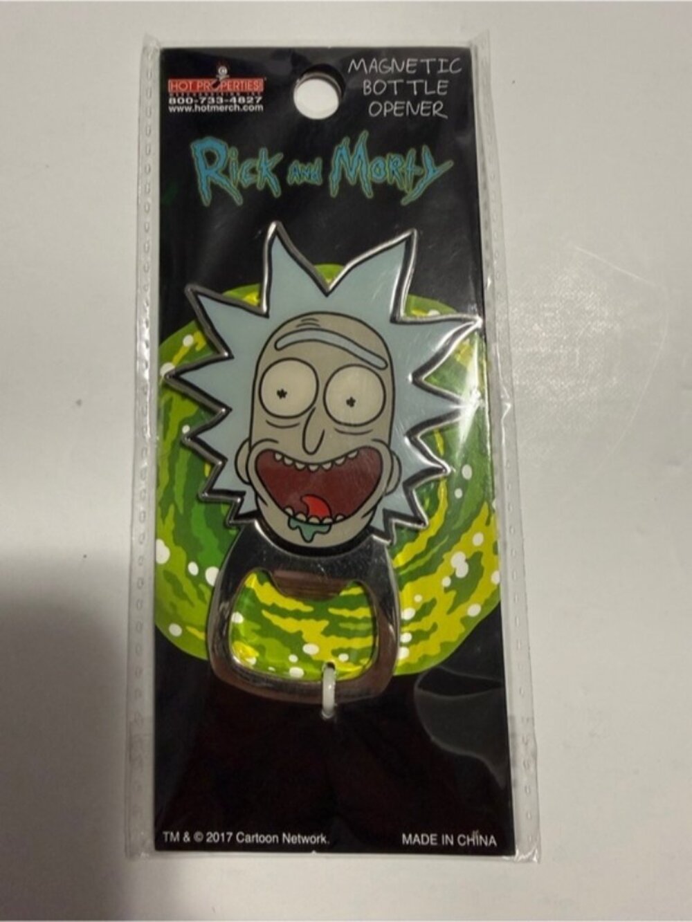 Rick and Morty Magnetic Bottle Opener – Rick Face Metal Opener